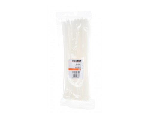 [Монтажное оборудование] Hyperline GT-250IC Стяжка нейлоновая неоткрывающаяся, безгалогенная (halogen free), 250x3.6мм, (100 шт)