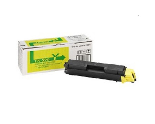 [Расходные материалы] Kyocera-Mita TK-590Y Картридж, Yellow {FS-C5250DN/C2026MFP/C2026MFP+/C2126MFP/C2126MFP+/C2526MFP/C2626MFP, Yellow, (5000стр.)}