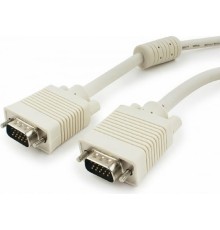 Gembird/Cablexpert CC-PPVGA-15m, Кабель VGA Premium ,15M/15M,15м, двойн. экран,феррит. кольца,пакет 