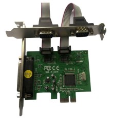 Контроллер PCI-E Noname MS9901 1xLPT 2xCOM Bulk