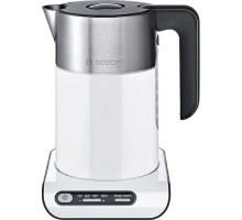 BOSCH TWK8611P Чайник,1.5л, 2400Вт, бело-серебристый