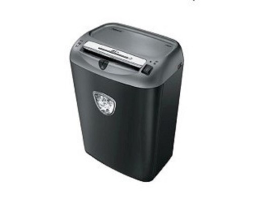 [Уничтожитель] Fellowes Шредер Powershred 75Cs FS-46750 (FS-4675001/FS-4675002){авт., 3.9х50мм, 12лст., 27лтр., уничтожает: скобы, карты, скрепки, CD, селектор кол-ва листов}