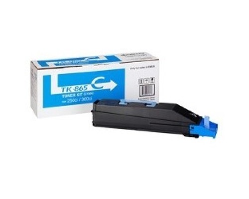[Расходные материалы] Kyocera-Mita TK-865C Картридж, Cyan {TASKalfa 250ci/300ci, Cyan, (12000стр.)} 