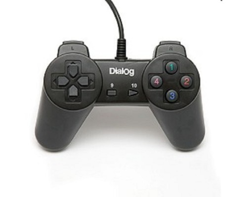 [Геймпад] Dialog Action GP-A01, черный {Геймпад, 10 кнопок, USB}