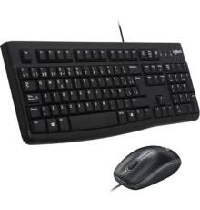 920-002561 Logitech Клавиатура + мышь Desktop MK120 USB оригинальная заводская гравировка RU/LAT