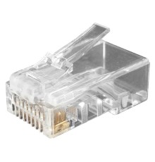 Hyperline PLUG-8P8C-U-C6 Разъем RJ-45(8P8C) под витую пару, категория 6 (50 µ