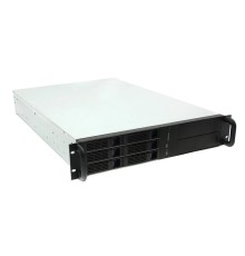 Procase ES206S-SATA3-B-0 {2U 6 SATAII/SAS hotswap HDD, глубина 550мм, MB 12