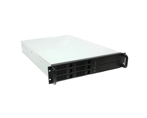 [Корпус] Procase ES206S-SATA3-B-0 {2U 6 SATAII/SAS hotswap HDD, глубина 550мм, MB 12