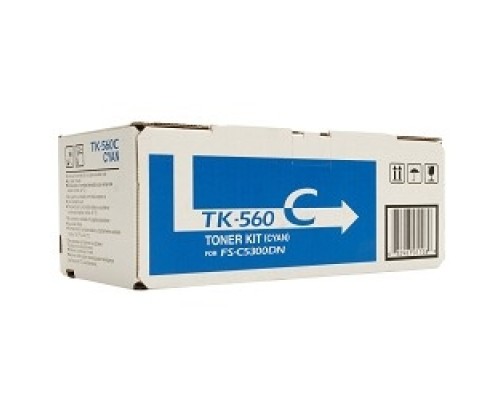 [Расходные материалы] Kyocera-Mita TK-560C Картридж, Cyan {FS-C5300DN/C5350DN, Cyan, (10000стр.)}