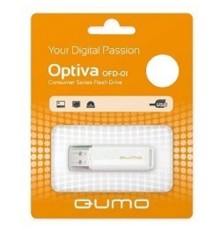 USB 2.0 QUMO 16GB Optiva 01 White [QM16GUD-OP1-white]