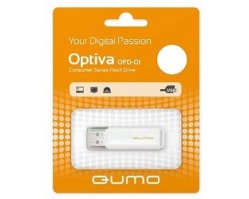 [Носитель информации] USB 2.0 QUMO 16GB Optiva 01 White [QM16GUD-OP1-white]