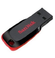 SanDisk USB Drive 32Gb Cruzer Blade SDCZ50-032G-B35 {USB2.0, Black/Red}