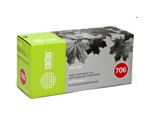 [расходные материалы] Cartridge 706_CACTUS Картридж CACTUS (CS-C706) для принтеров CANON MF65XX (5000 стр.)