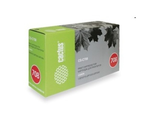 [расходные материалы] Cartridge 708_CACTUS Картридж (CS-C708) для Canon LBP-3300/LBP-3360/LBP3300/LBP3360 (2500 копий )