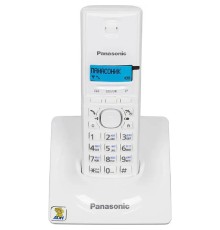 Panasonic KX-TG1711RUW (белый) {АОН, Caller ID,12 мелодий звонка,подсветка дисплея,поиск трубки}