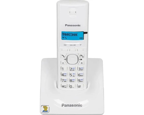 [Телефон] Panasonic KX-TG1711RUW (белый) {АОН, Caller ID,12 мелодий звонка,подсветка дисплея,поиск трубки}