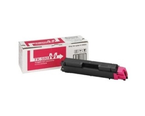 [Расходные материалы] Kyocera-Mita TK-580M Картридж, Magenta {FS-C5150DN, Magenta, (2800стр.)}