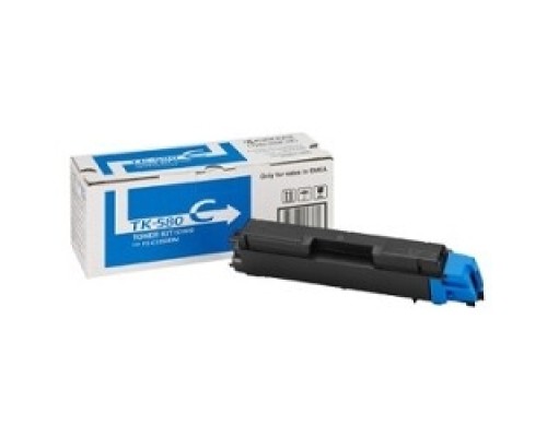 [Расходные материалы] Kyocera-Mita TK-580C Картридж, Cyan {FS-C5150DN, Cyan, (2800стр.)}