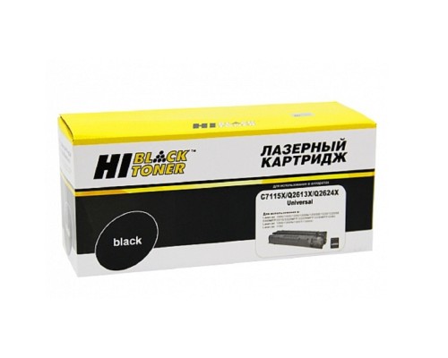 [Расходные материалы] Hi-Black C7115X/Q2613X/Q2624X Картридж для LJ 1200/1300/1150, универсальный (4000стр.) С ЧИПОМ