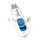 Флеш диск AData 16Gb C008 AC008-16G-RWE USB2.0 белый