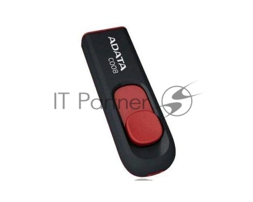 Флеш диск AData 16Gb C008 AC008-16G-RKD USB2.0 красный