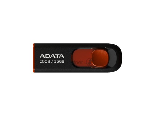 Флеш диск AData 16Gb C008 AC008-16G-RKD USB2.0 красный