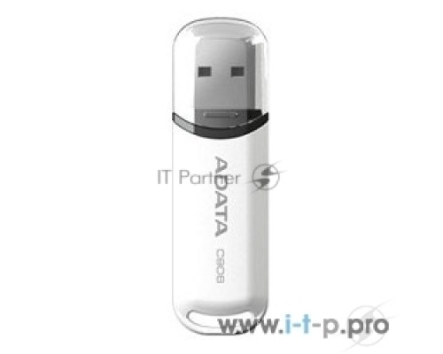 Флэш Диск ADATA Flash Drive 16Gb С906 AC906-16G-RWH {USB2.0, Белый}