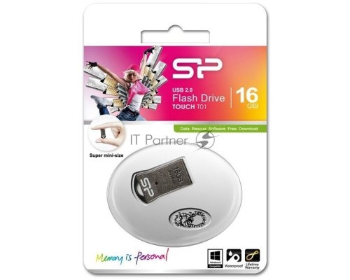Флеш диск Silicon Power 16Gb Touch T01 SP016GBUF2T01V1K USB2.0 черный/серебристый Флеш диск Silicon Power 16Gb Touch T01 SP016GBUF2T01V1K USB2.0 черный/серебристый