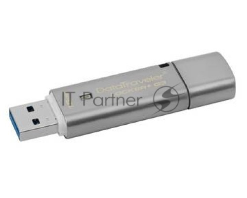 Флеш Диск 16GB Kingston DataTraveler Locker+ G3 256bit Encryption, USB 3.0, металлик