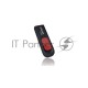Флеш диск ADATA Flash Drive 32Gb С008 AC008-32G-RKD {USB2.0, Black-Red}