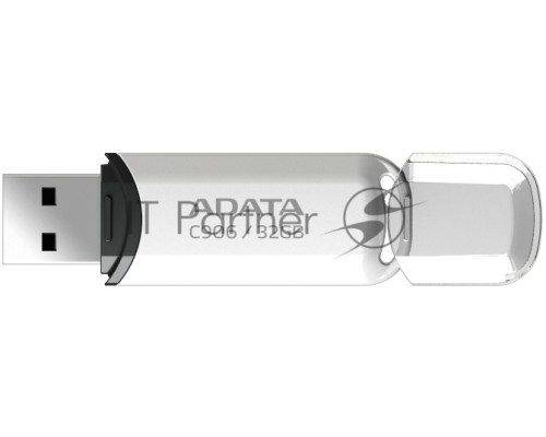 Флеш диск ADATA Flash Drive 32Gb C906 AC906-32G-RWH {USB2.0, White}