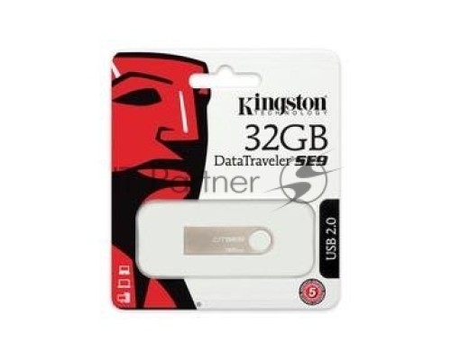 Флеш Диск Kingston 32Gb DataTraveler DTSE9H/32GB USB2.0 серебристый