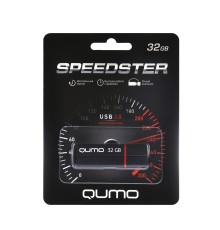 Флеш диск USB 3.0 QUMO 32GB Speedster QM32GUD3-SP-black