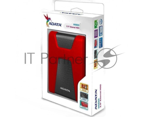 Внешний Жесткий диск AData USB 3.0 1Tb AHD650-1TU3-CRD DashDrive Durable 2.5