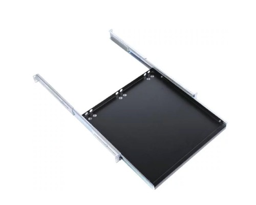 [Аксессуар] ЦМО Полка клавиатурная с телескопическими направляющими, цвет черный, регулируемая глубина 455-740мм (ТСВ-К4-9005)