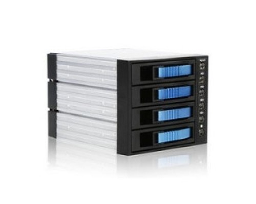 [Опция к серверу] Procase A3-304-SATA3-BL (синий), {Hot-swap корзина 4 SATA3/SAS, 6Gb, 3x5.25, 1xFAN 80x15mm}