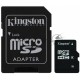 Флеш карта microSDHC 8Gb Class4 Kingston SDC4/8Gb + adapter