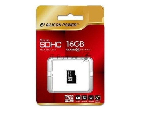 Флеш карта microSD 16Gb Class10 Silicon Power SP016GBSTH010V10 Флеш карта microSD 16Gb Class10 Silicon Power SP016GBSTH010V10