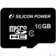 Флеш карта microSD 16Gb Class10 Silicon Power SP016GBSTH010V10