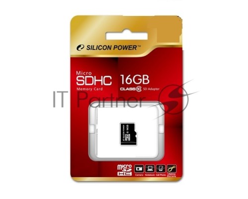 Флеш карта microSD 16Gb Class10 Silicon Power SP016GBSTH010V10 Флеш карта microSD 16Gb Class10 Silicon Power SP016GBSTH010V10