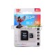 Флеш карта microSDHC 16Gb Class10 Silicon Power SP016GBSTH010V10-SP + adapter
