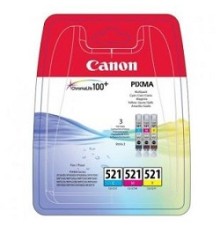 Canon 2934B010 Набор Canon CLI-521 C/M/Y MULTIPACK  для MP540/550/560/620/630/640/980/990 iP3600/4600/4700 MX860