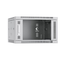 Cabeus SH-05F-6U60/60 Шкаф телекоммуникационный настенный 6U 600x600x368mm (ШхГхВ) дверь стекло
