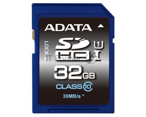 Флеш карта SDHC 32Gb Class10 AData ASDH32GUICL10-R Ultra speed 