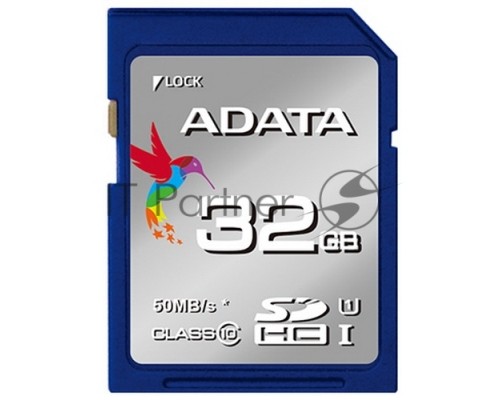 Флеш карта SDHC 32Gb Class10 AData ASDH32GUICL10-R Ultra speed 