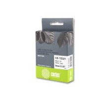 CACTUS TZ-221 Лента CACTUS (CS-TZ221) для печати наклеек в устройствах brother P-touch 1010/1280/1280VP/2700VP, черный на белом, 9мм x 8м