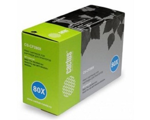 [расходные материалы] CACTUS CS-CF280XS  Картридж (CS-CF280X/XS) для принтеров HP LJ Pro 400/M401/M425, черный, 6900 стр.