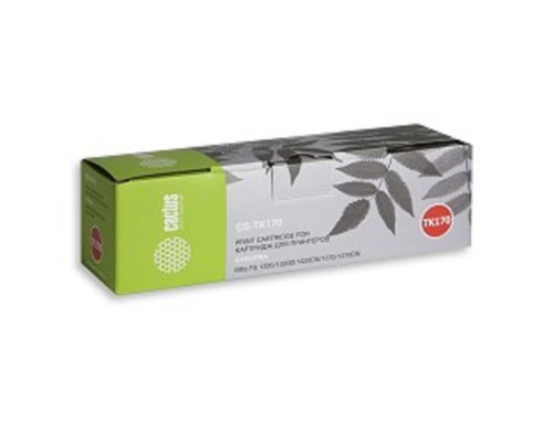 [расходные материалы] CACTUS TK-170 Тонер-картридж (CS-TK170) для принтера Kyocera Mita FS 1320/1320d/1320dn/1370/1370dn, черный, 7200 стр. (туба, 260 г.)