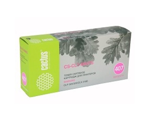 [расходные материалы] CACTUS CLT-M407S  Тонер-картридж (CS-CLT-M407S) для принтеров Samsung CLP-325/CLX-3185, magenta