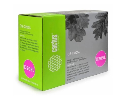 [расходные материалы] CACTUS MLT-D205L Картридж (CS-D205L) для принтеров SAMSUNG ML 3310/3710/ SCX 4833/5637 , 5000стр